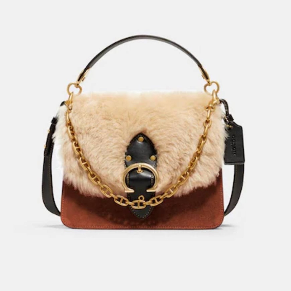 COACH CROSSBODY BRAND NEW WITH TAGS AND DUST BAG Brass/1941 Saddle Natural